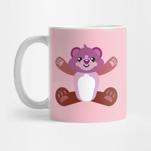 Lesbian Pride Flag Teddy Bear Mug